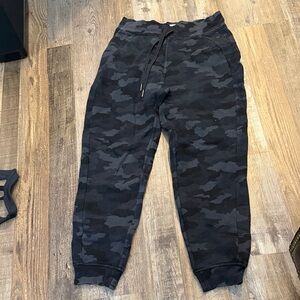 Lululemon Black Camouflage Joggers
